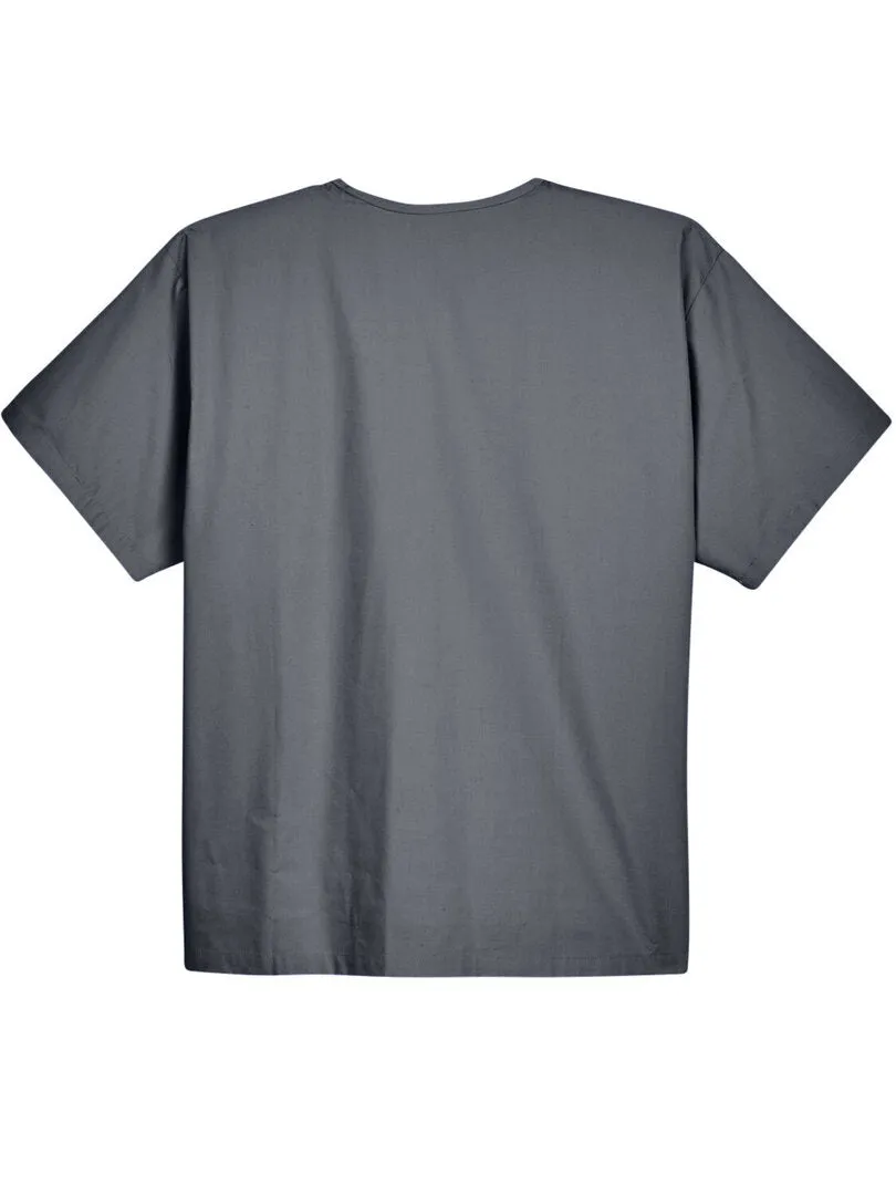 Dark Charcoal Harriton Adult Restore 4.9 oz. Scrub Top