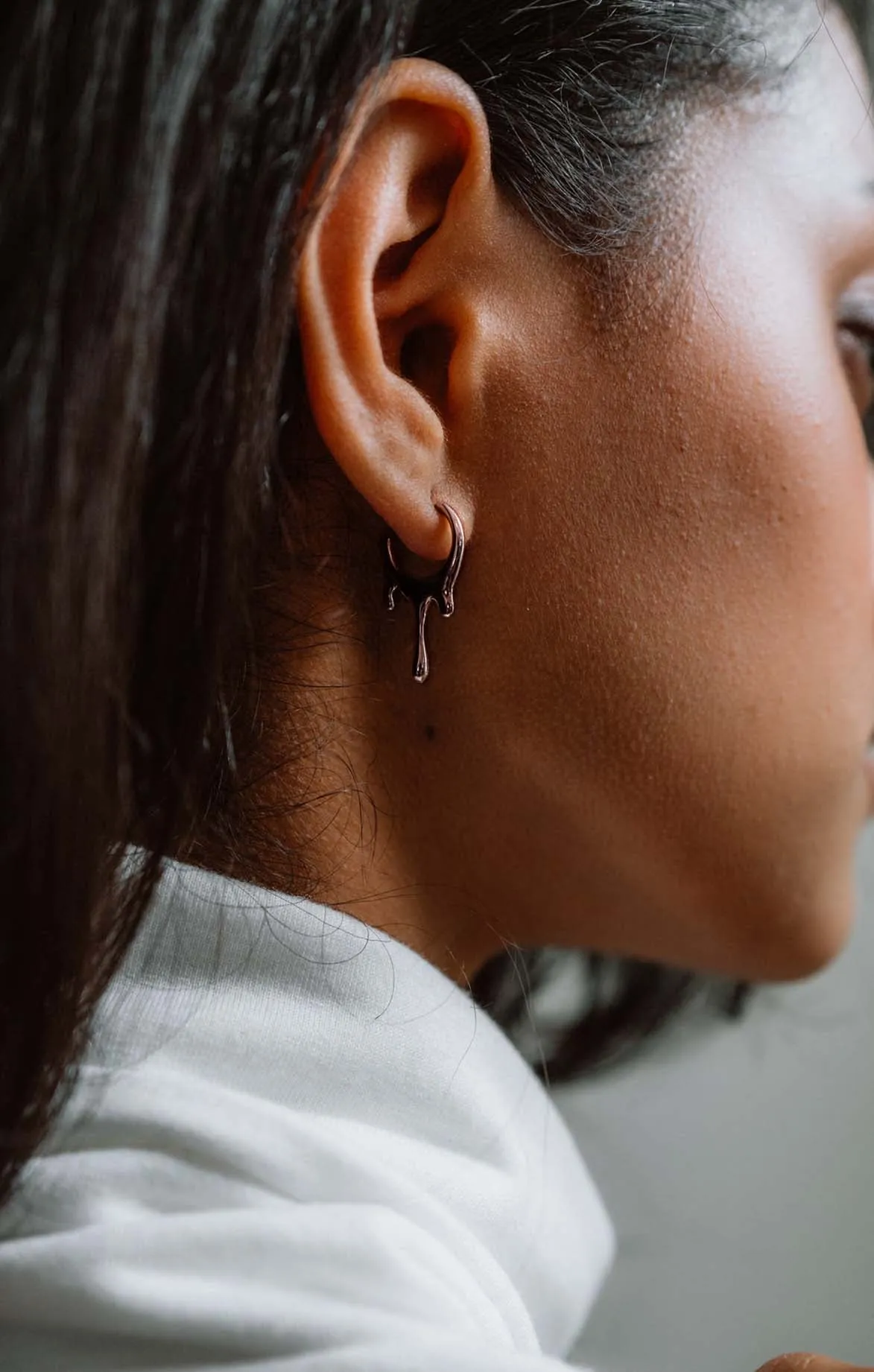 Dripping Circular XS Earrings