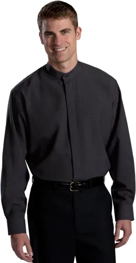 Edwards Garment Men's Big and Tall Banded Collar Shirt