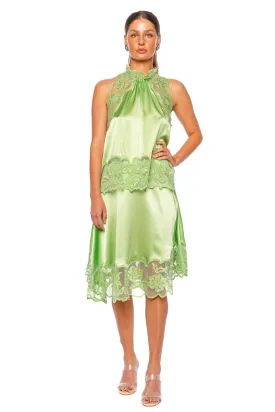 Elowen Silk Lace Sleeveless Top