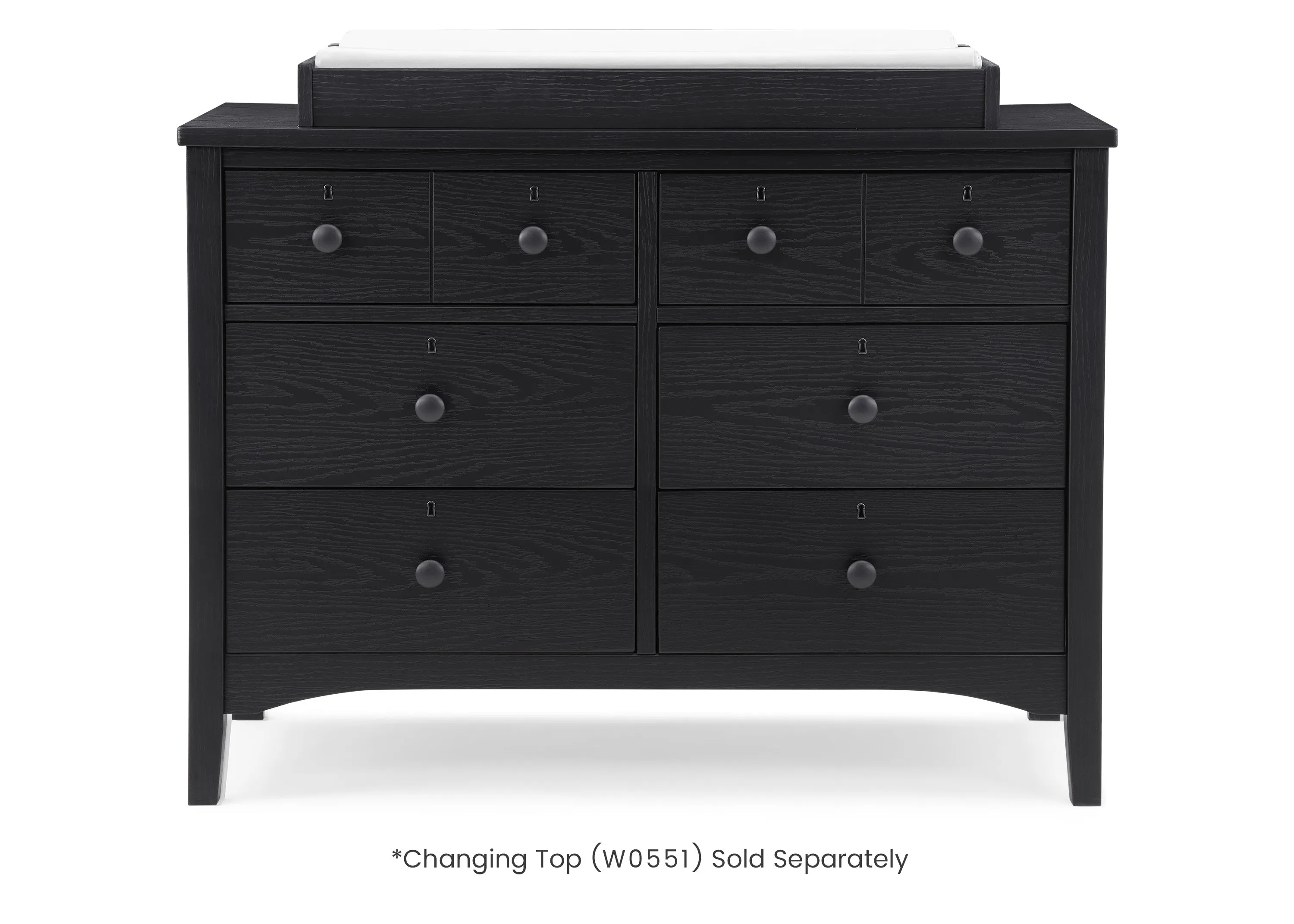 Farmhouse 6 Drawer Dresser with Interlocking Drawers