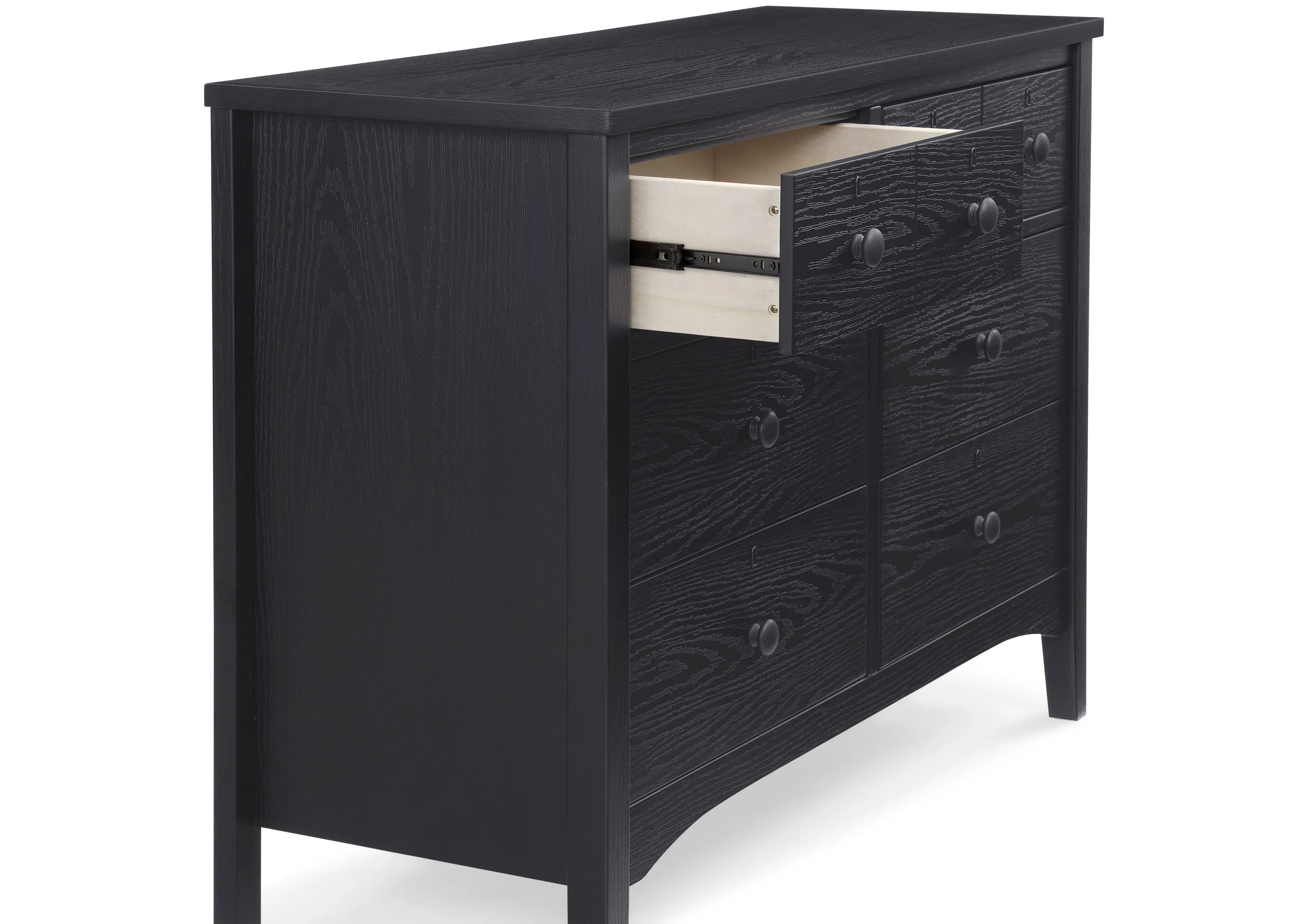 Farmhouse 6 Drawer Dresser with Interlocking Drawers