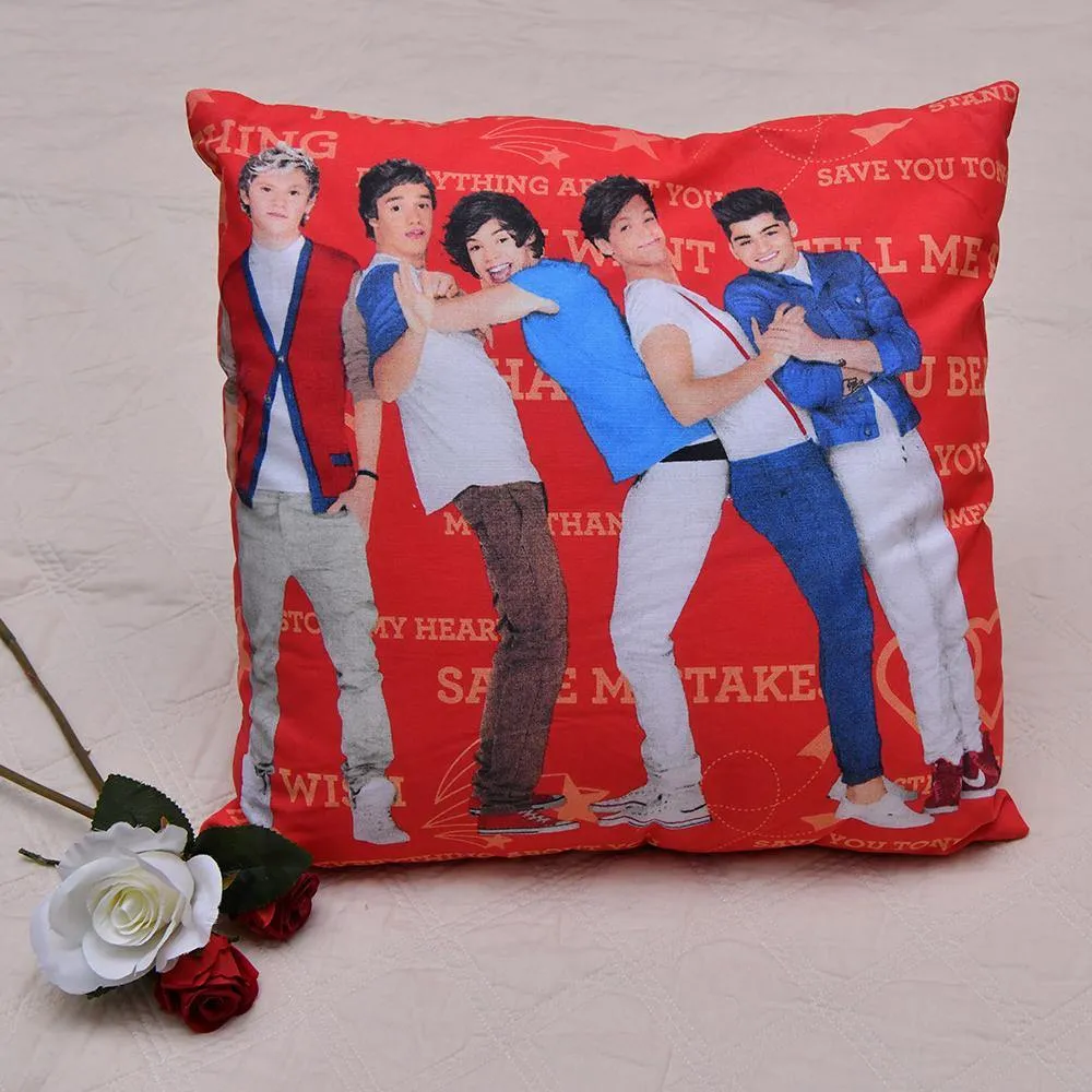 Five Men Printed Filled Cushion