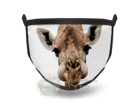Giraffe Pout Face Printed Mask