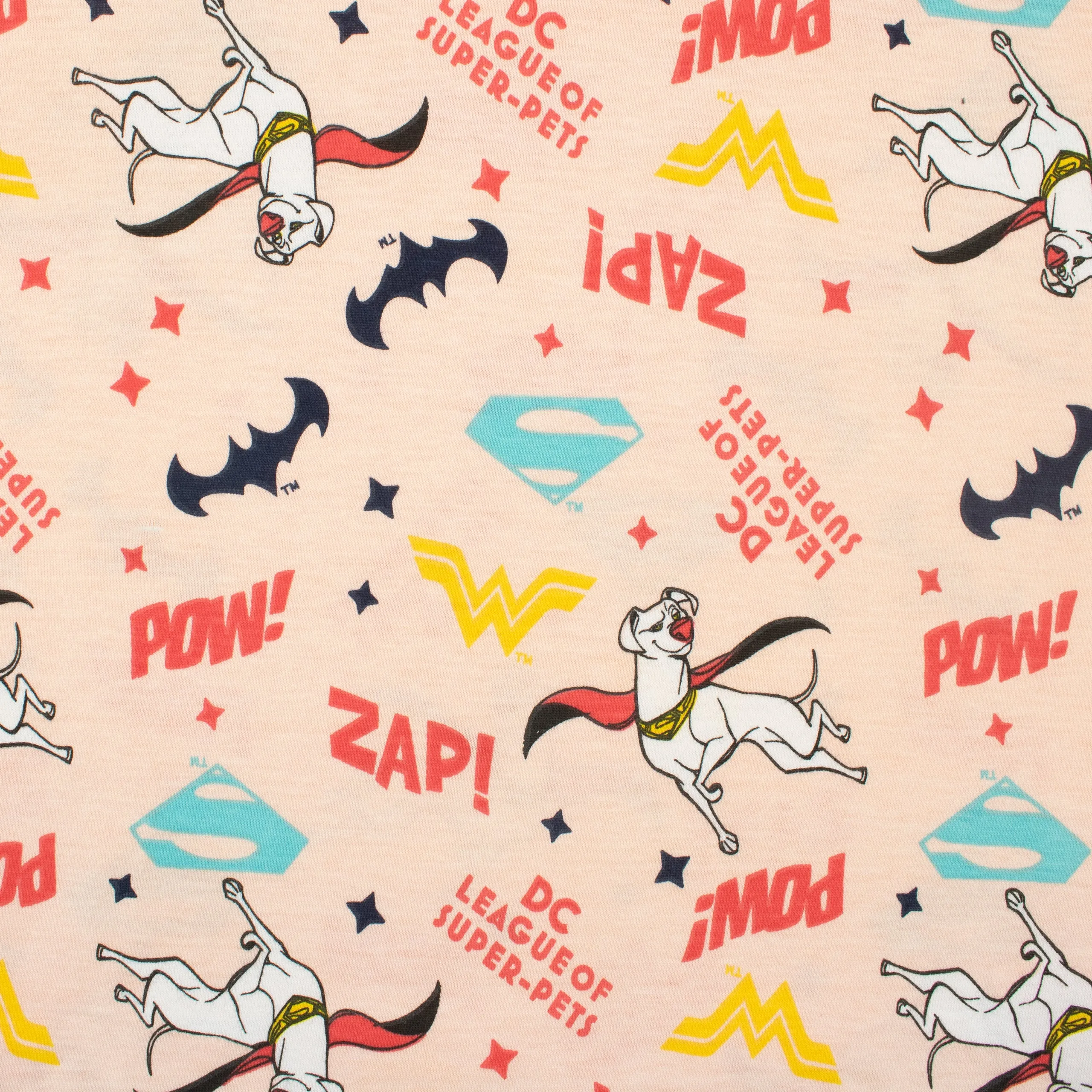 Girls Short DC Superpets Pyjamas