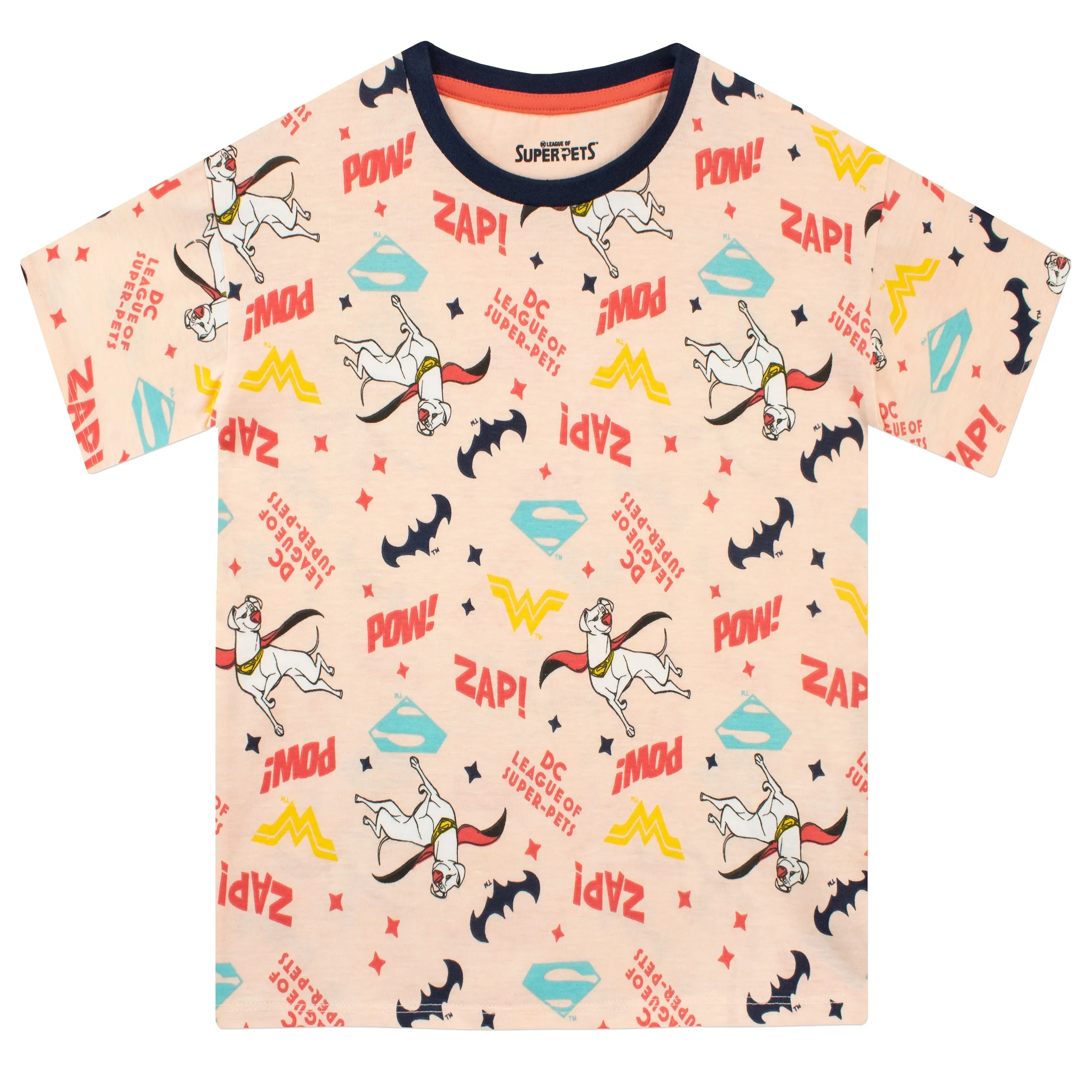 Girls Short DC Superpets Pyjamas