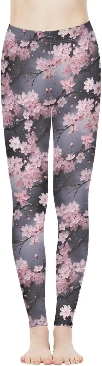 Graffiti Painting Women's High Waist Pants Camouflage Green Yoga Trousers Pants Modern Arts Running Leggings