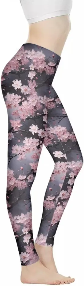Graffiti Painting Women's High Waist Pants Camouflage Green Yoga Trousers Pants Modern Arts Running Leggings