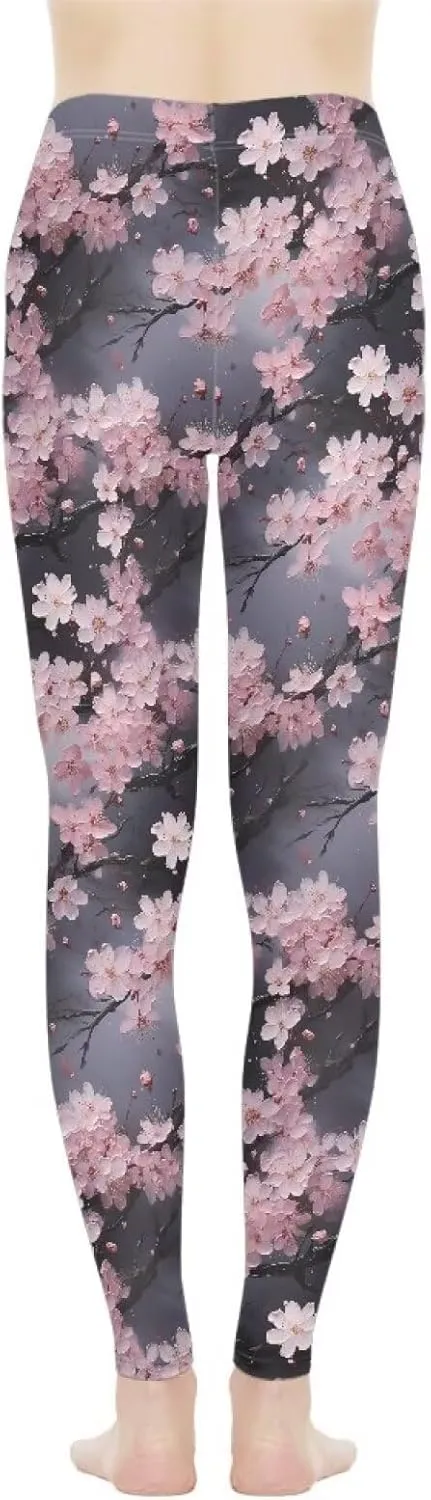 Graffiti Painting Women's High Waist Pants Camouflage Green Yoga Trousers Pants Modern Arts Running Leggings