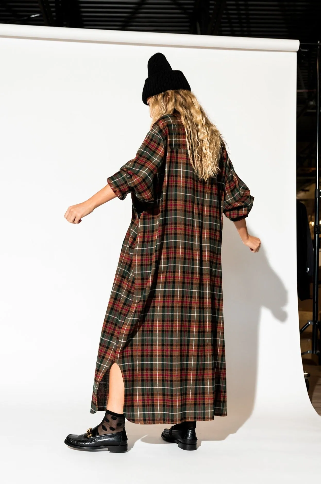 Flannel Grunge Goddess Dress/Duster with Optimal Modifiers
