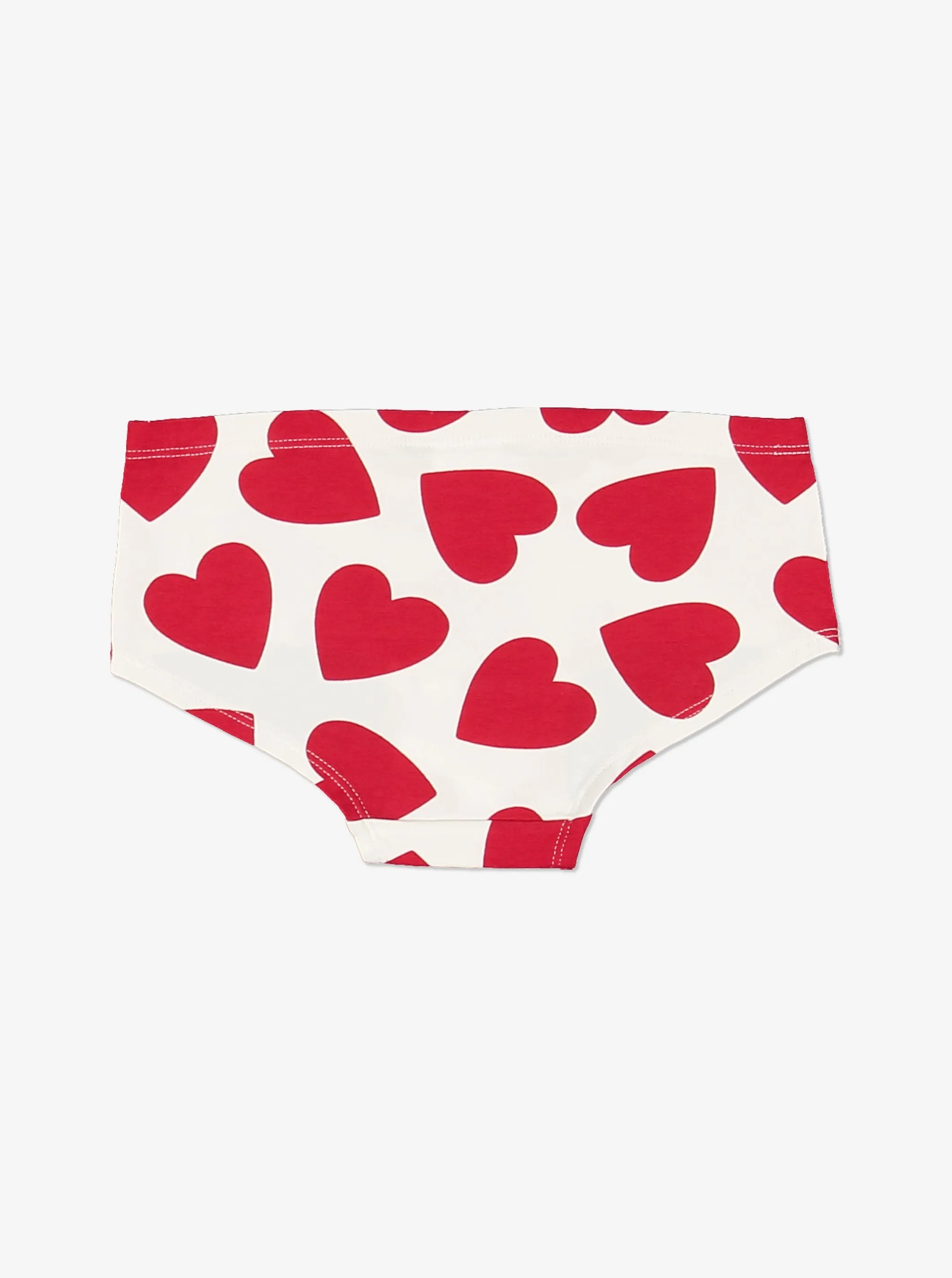Heart Print Girls Hipster Briefs
