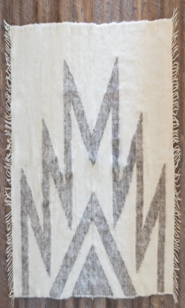 HiEnd Accents - Maguey 100% Wool Handwoven Throw Blanket