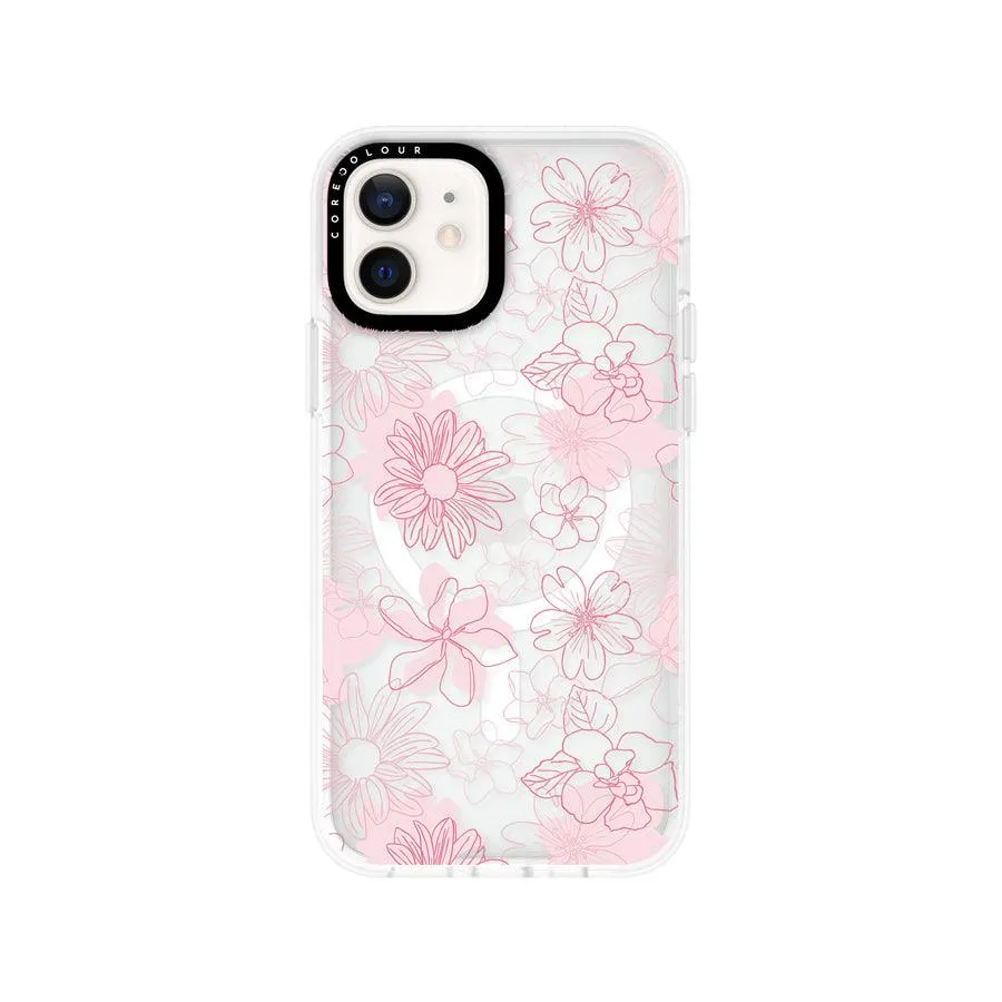 iPhone 12 Cherry Blossom Pink Phone Case MagSafe Compatible