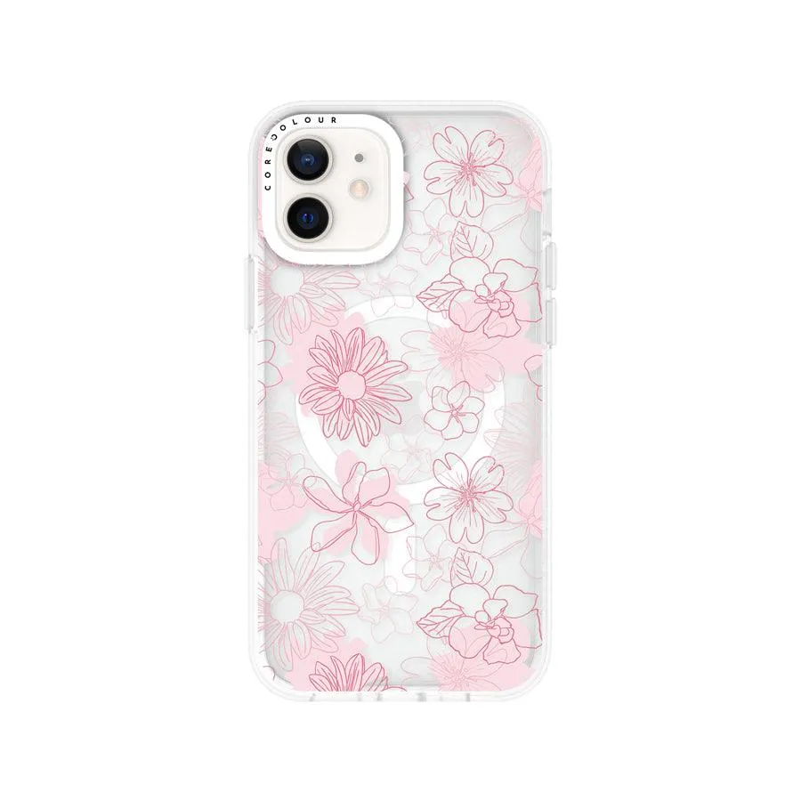 iPhone 12 Cherry Blossom Pink Phone Case MagSafe Compatible