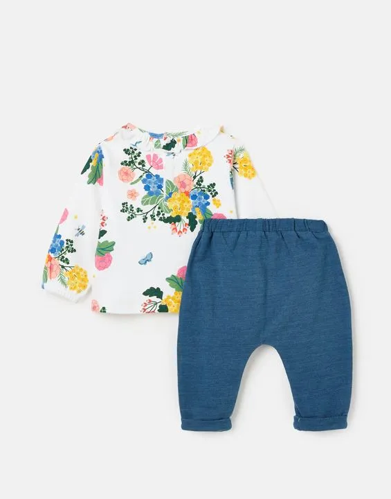 Joules Penny Printed Top & Leggings Set