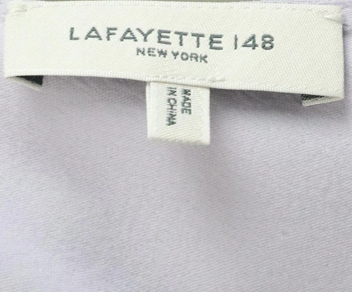 Lafayette Purple Wool Silk Dress sz 12