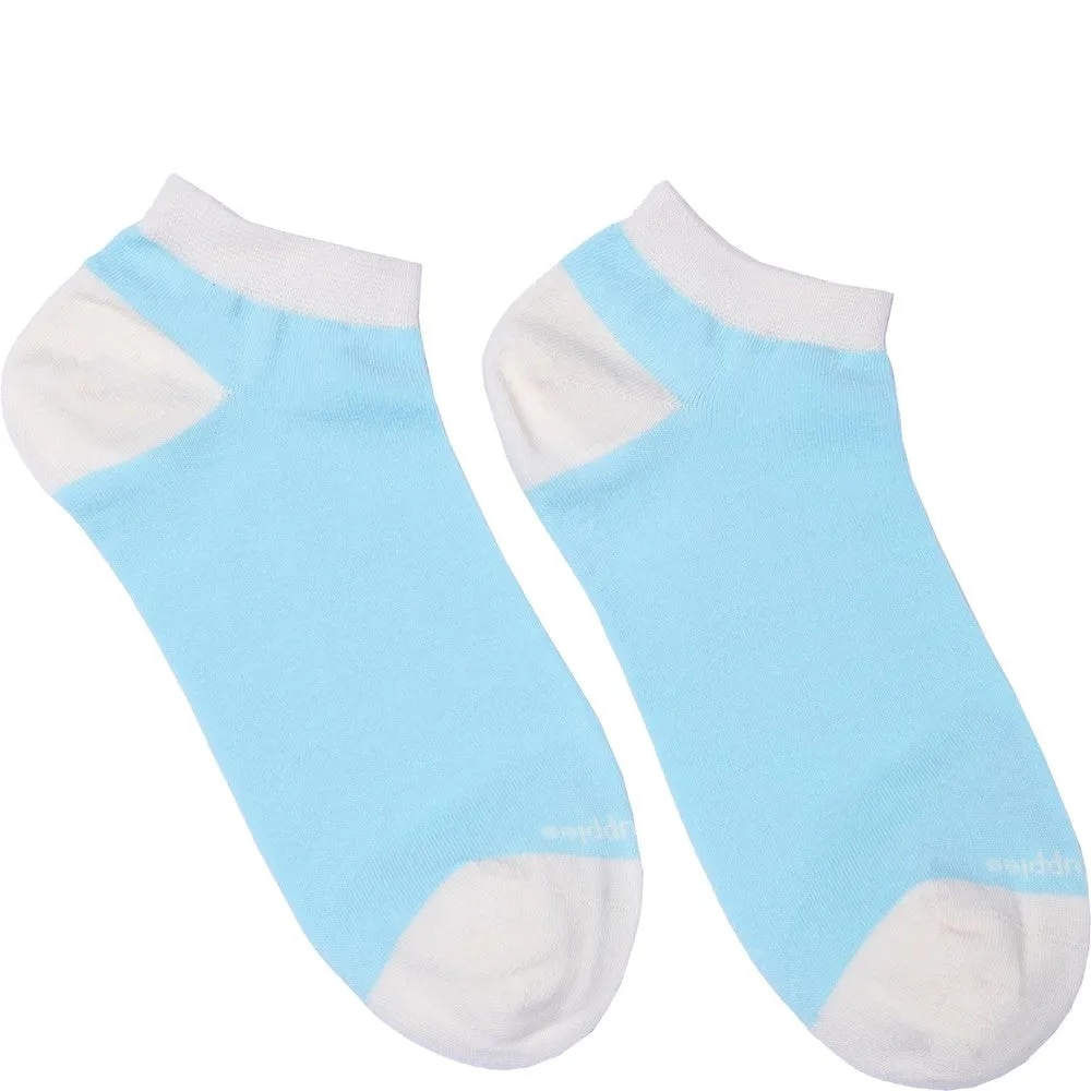 Light Blue Colour Block Socks