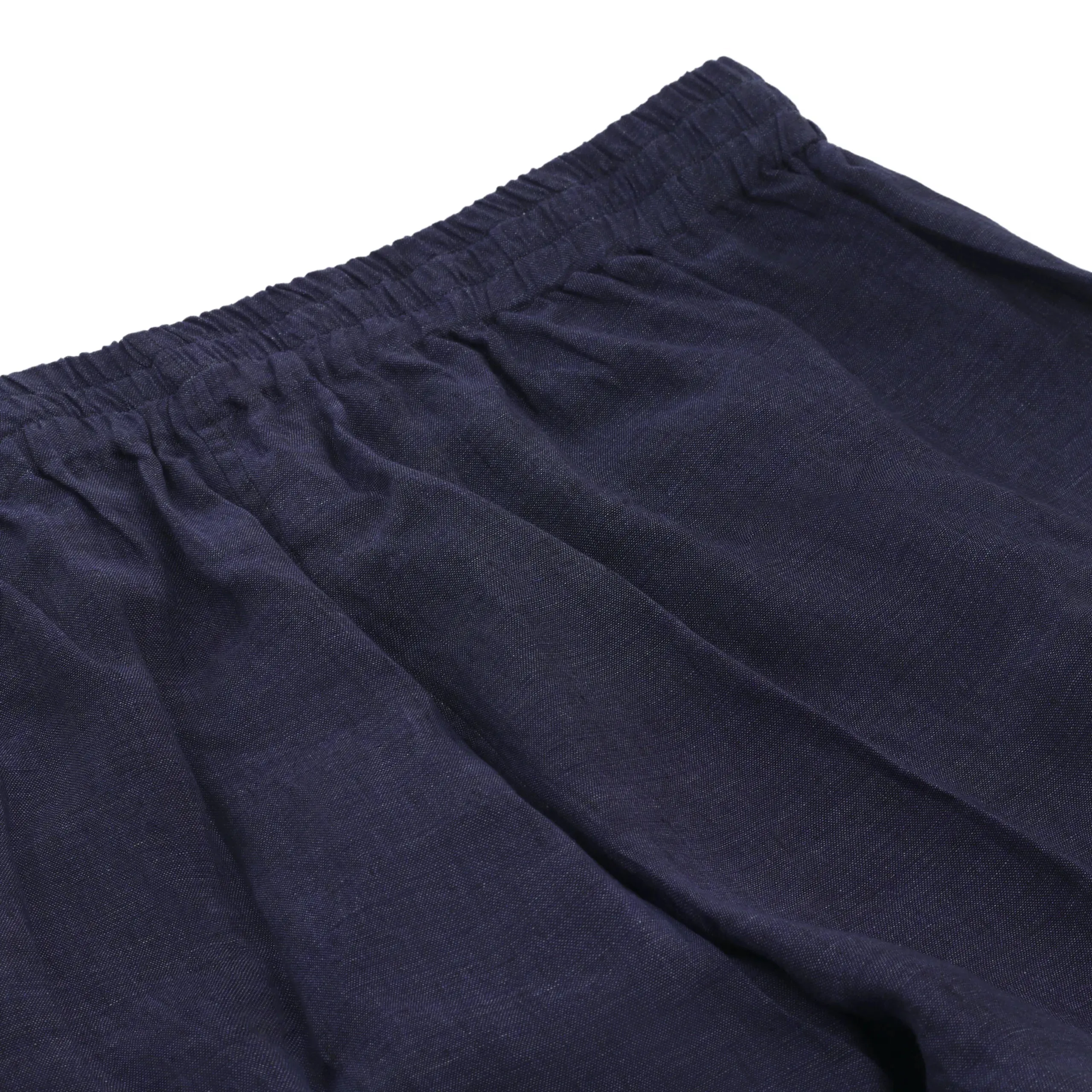 Linen Fabric Pyjamas in Blue