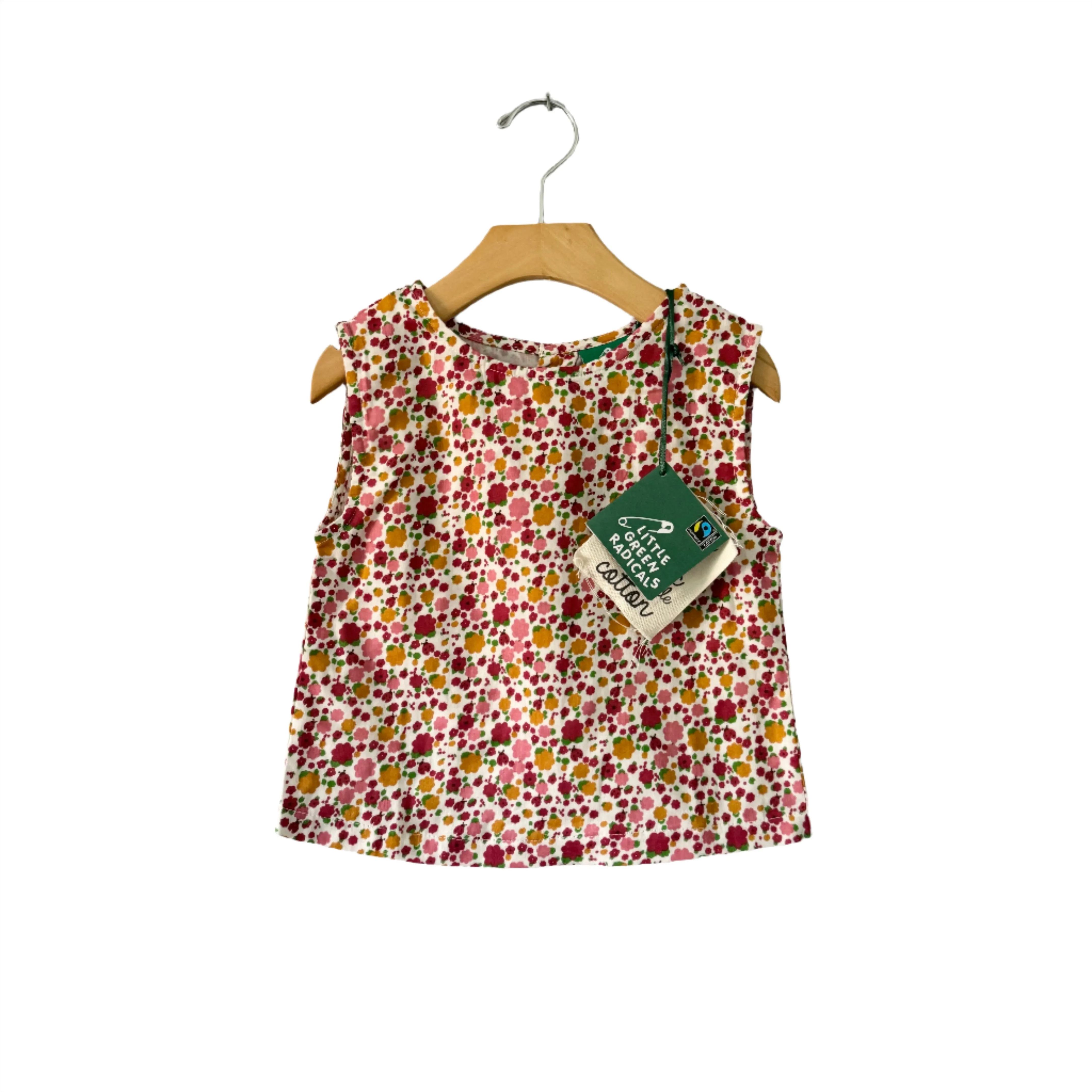 Little Green Radicals / Tank blouse - Flower x ladybug / 3Y - New with tag