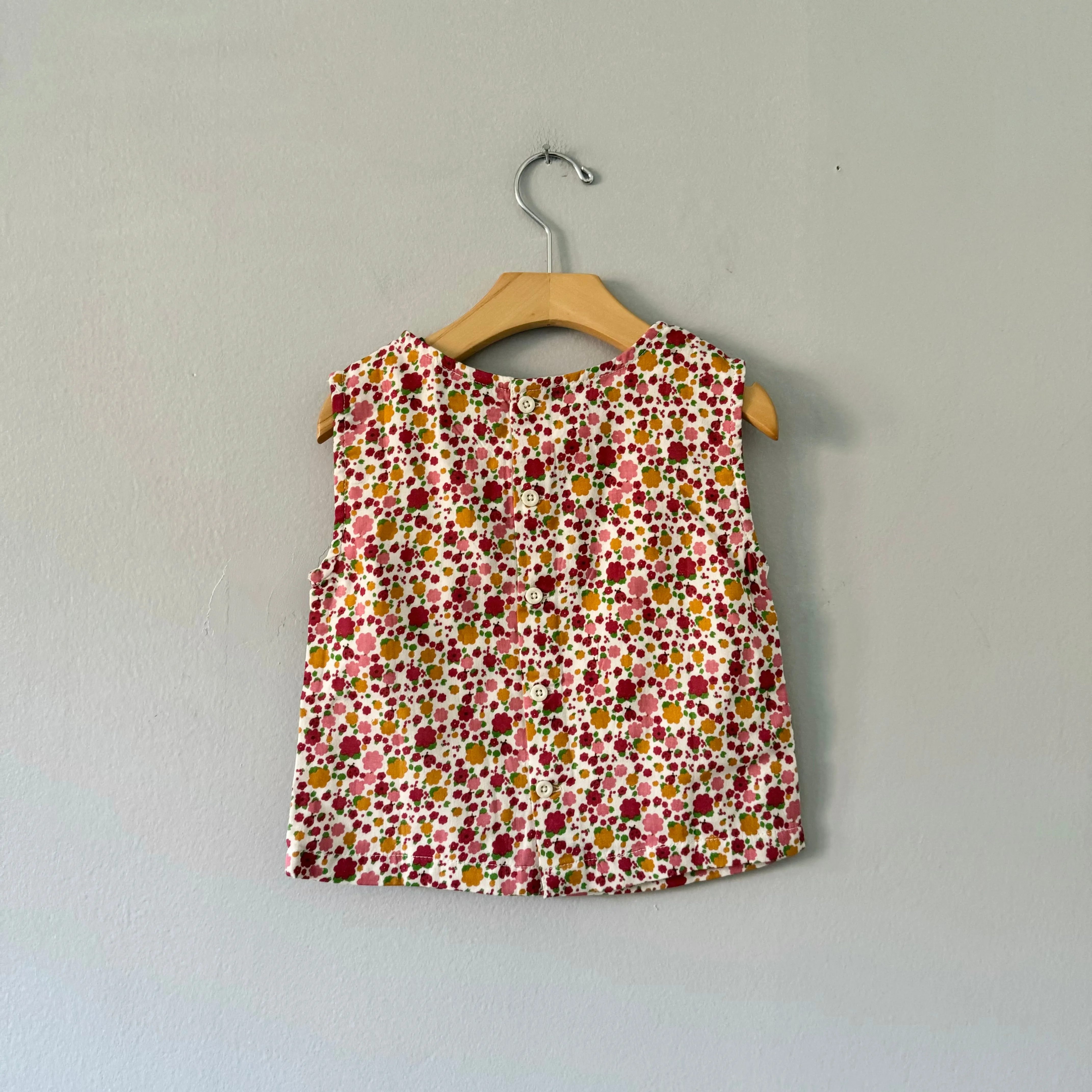 Little Green Radicals / Tank blouse - Flower x ladybug / 3Y - New with tag