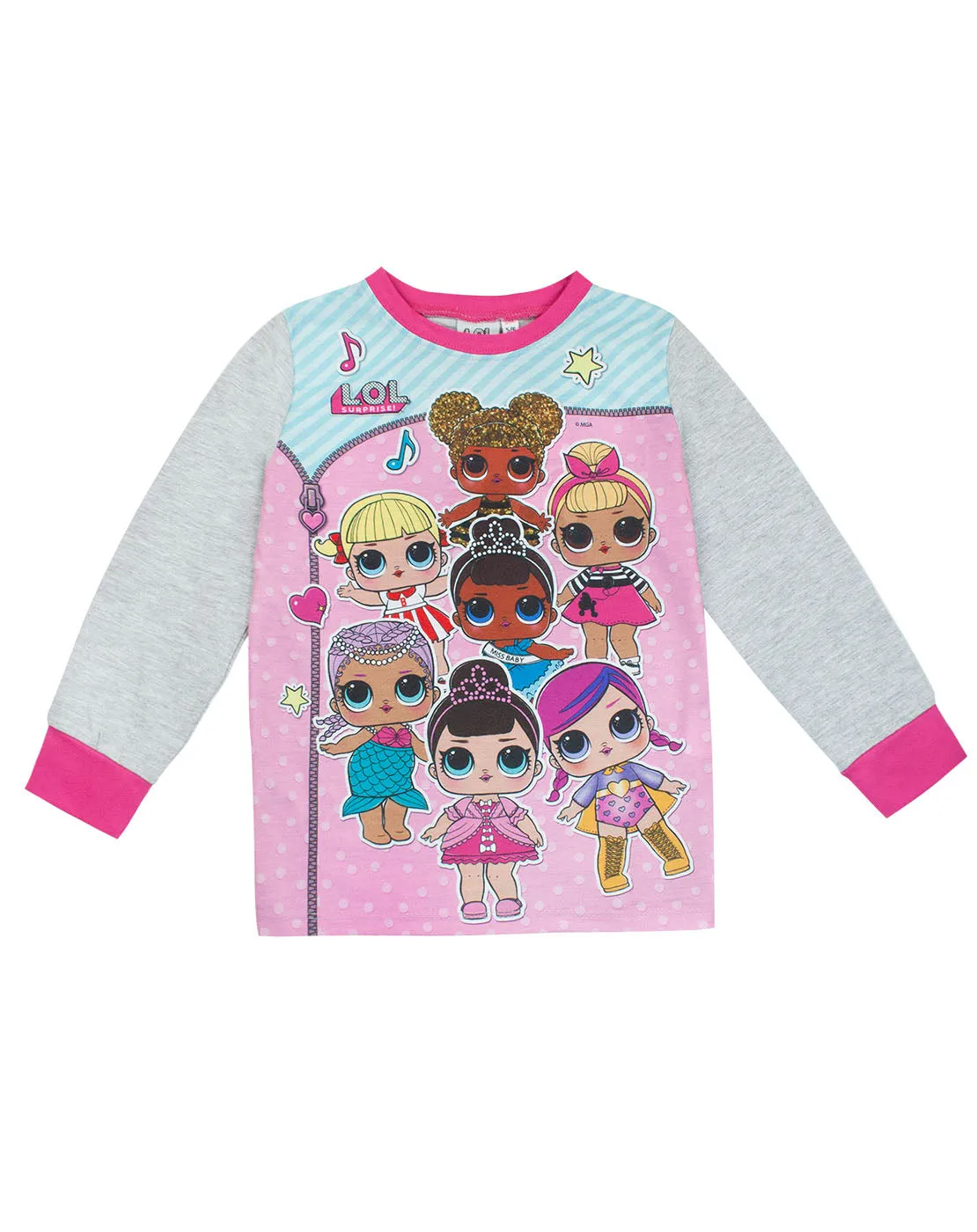 LOL Surprise! Girls Doll Pyjamas Long Sleeve Kids Nightwear