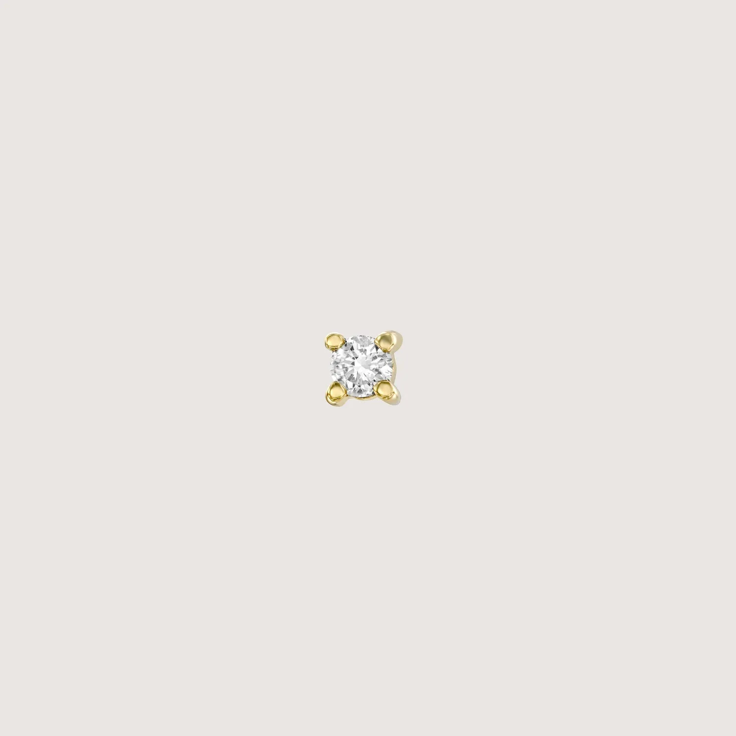 Martina Piercing Earring White Diamond