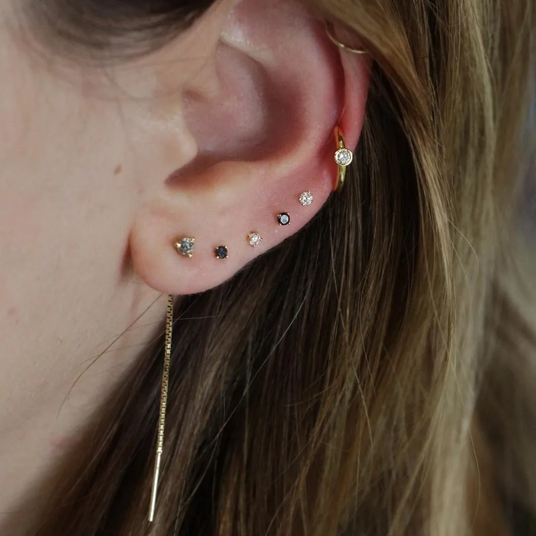 Martina Piercing Earring White Diamond