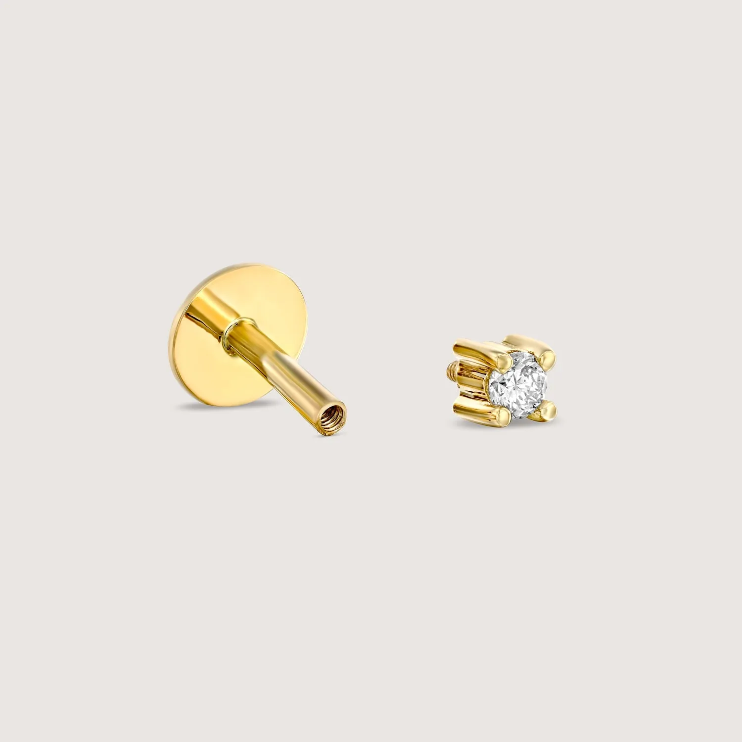 Martina Piercing Earring White Diamond