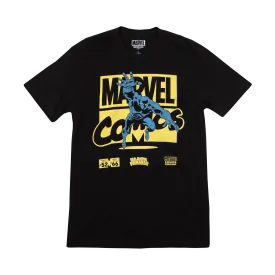 Marvel Comics Black Panther Black Tee