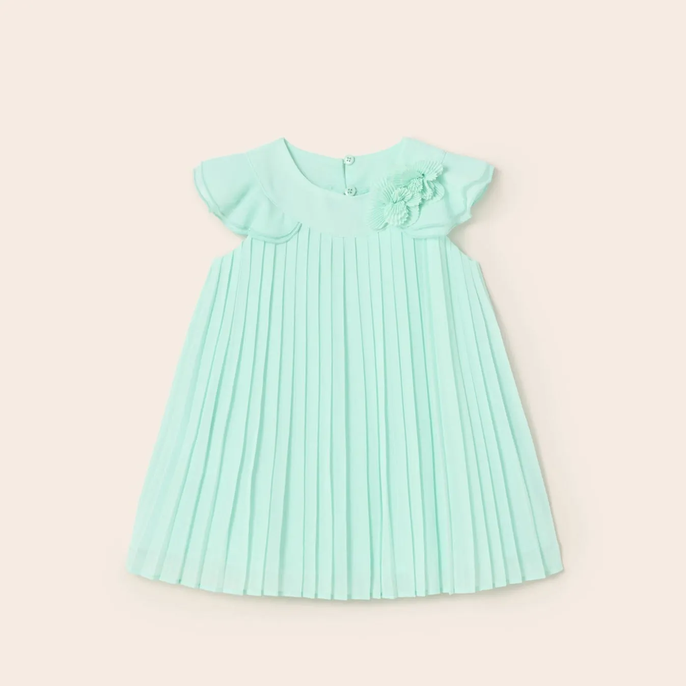 Mayoral Toddler Girl Printed Ceremony Dress