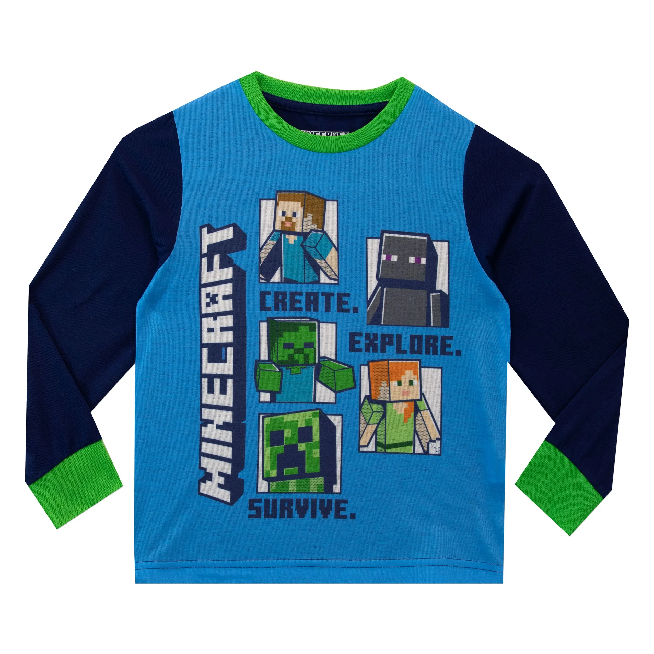 Minecraft Boys Pyjama Set - Creeper