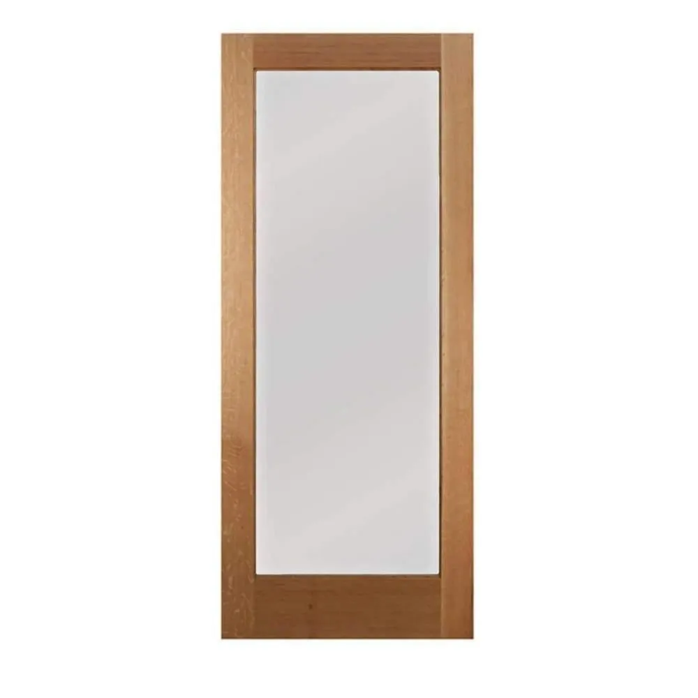 Modern Single Panel Swinging Interior Glass Door