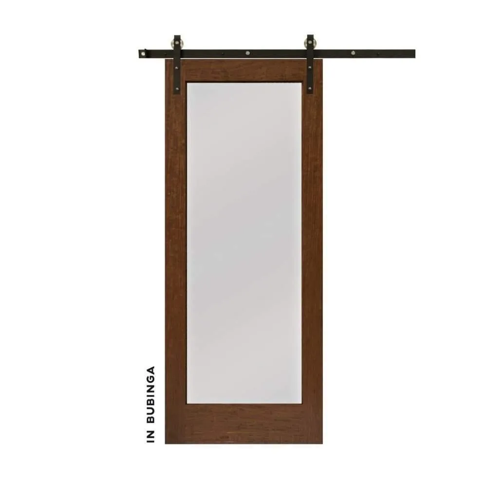 Modern Single Panel Swinging Interior Glass Door