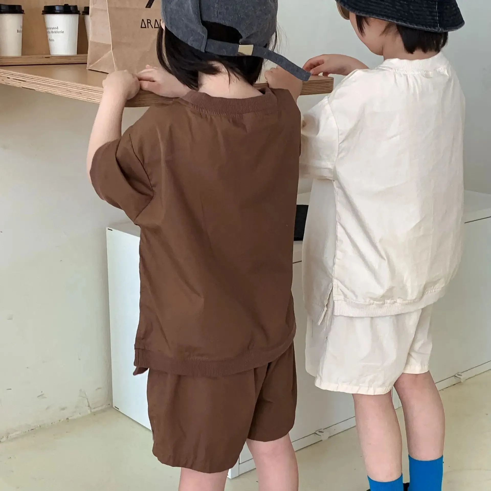 Oversized Cotton Tshirt and Shorts