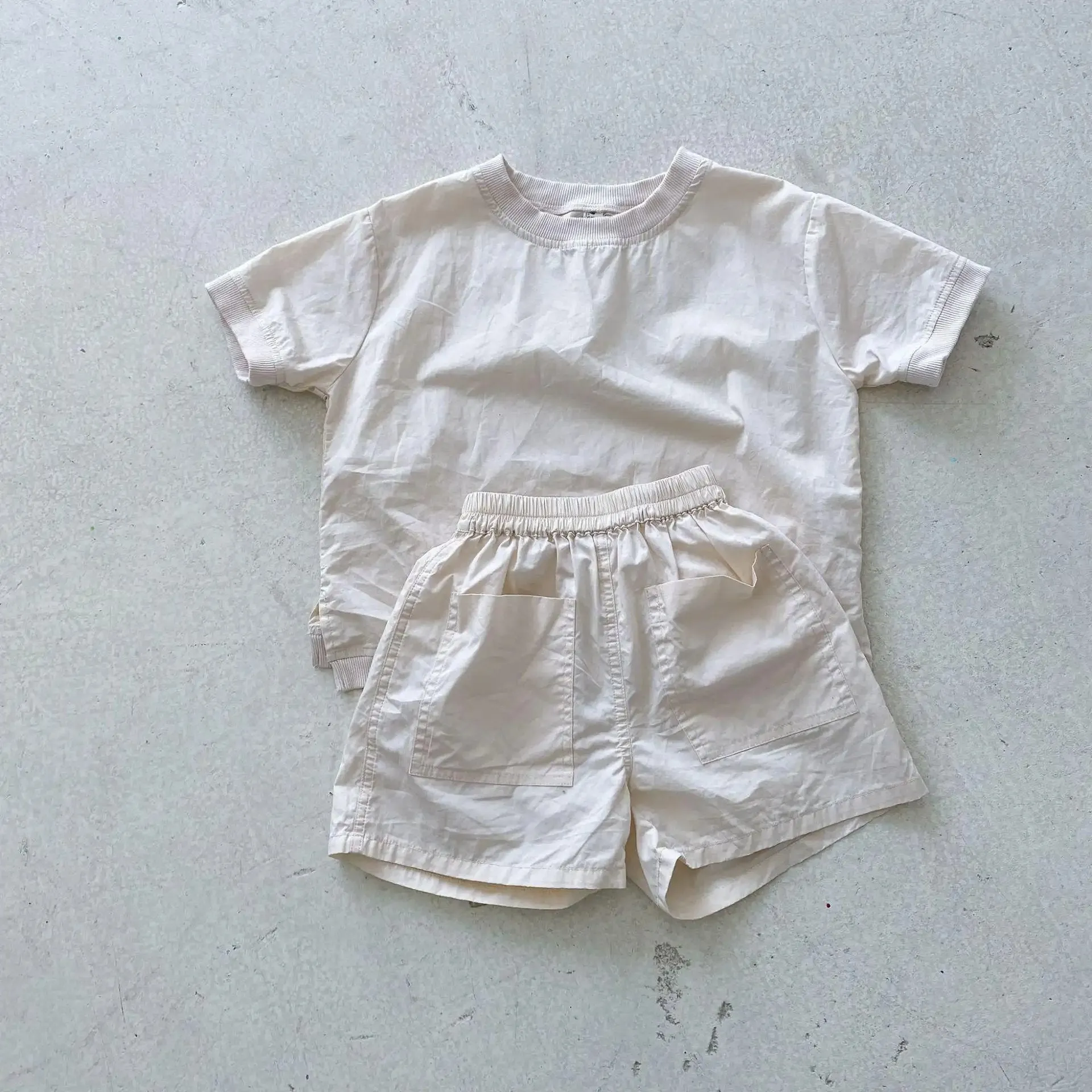 Oversized Cotton Tshirt and Shorts