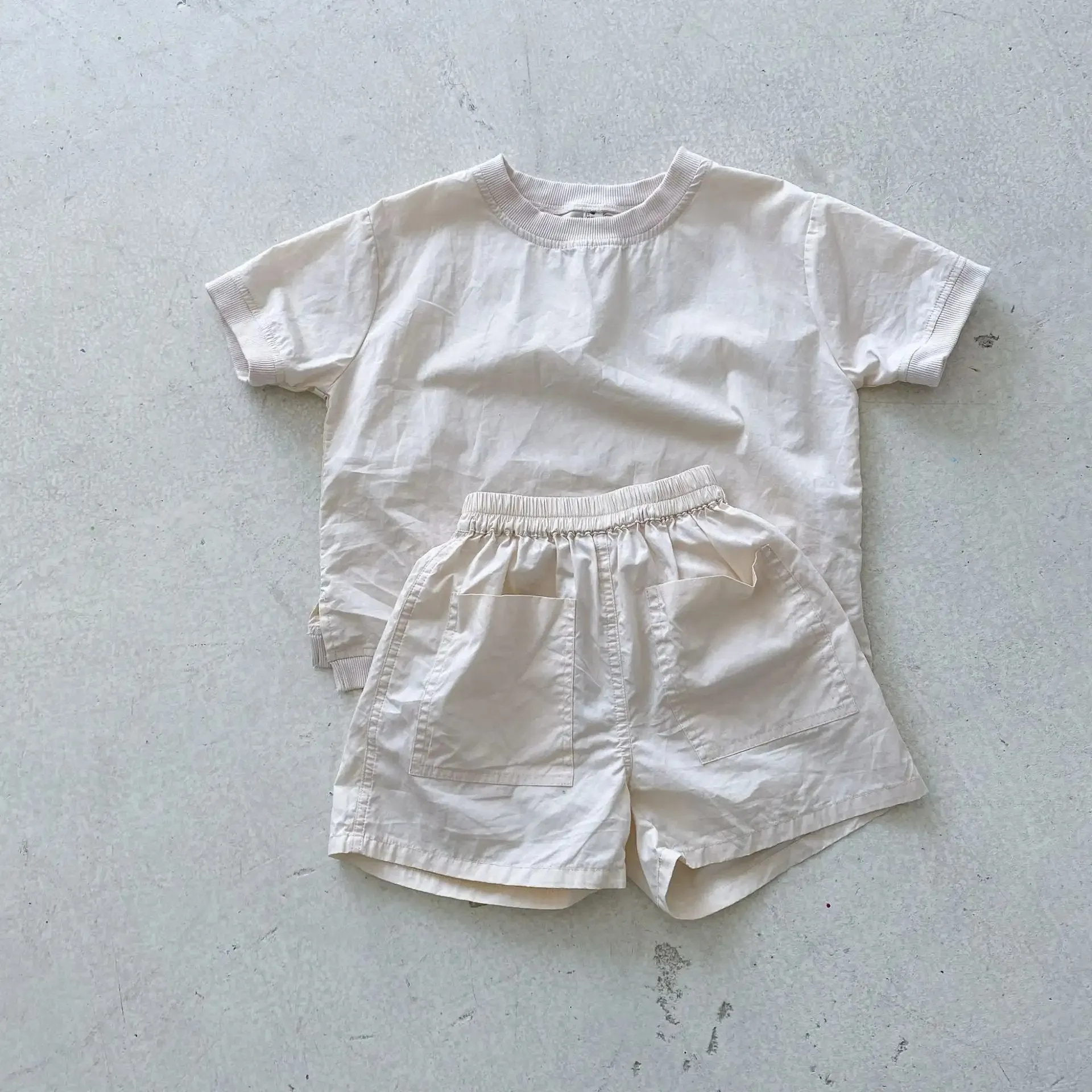 Oversized Cotton Tshirt and Shorts