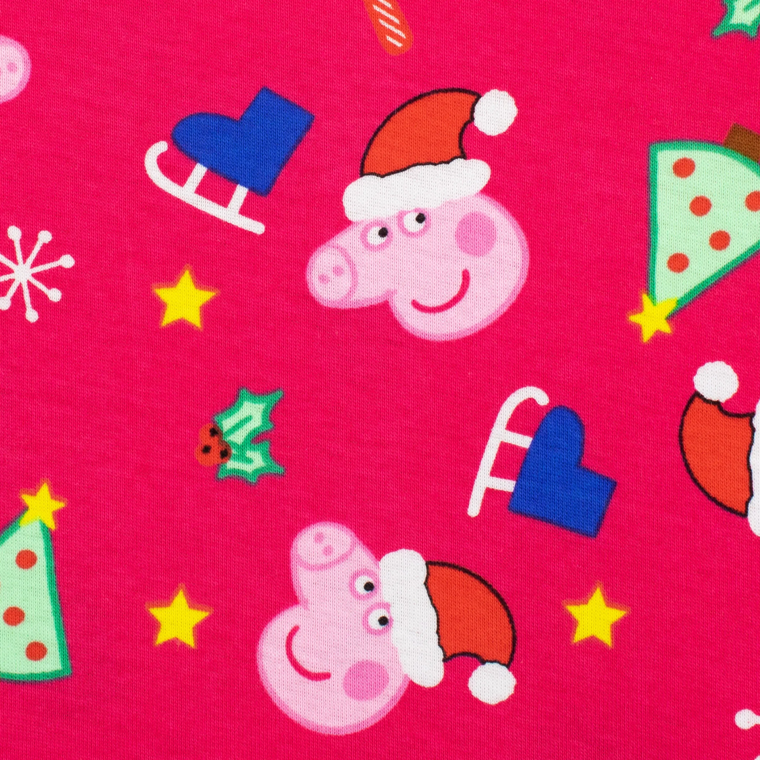 Peppa Pig Snuggle Fit Pyjamas - Christmas