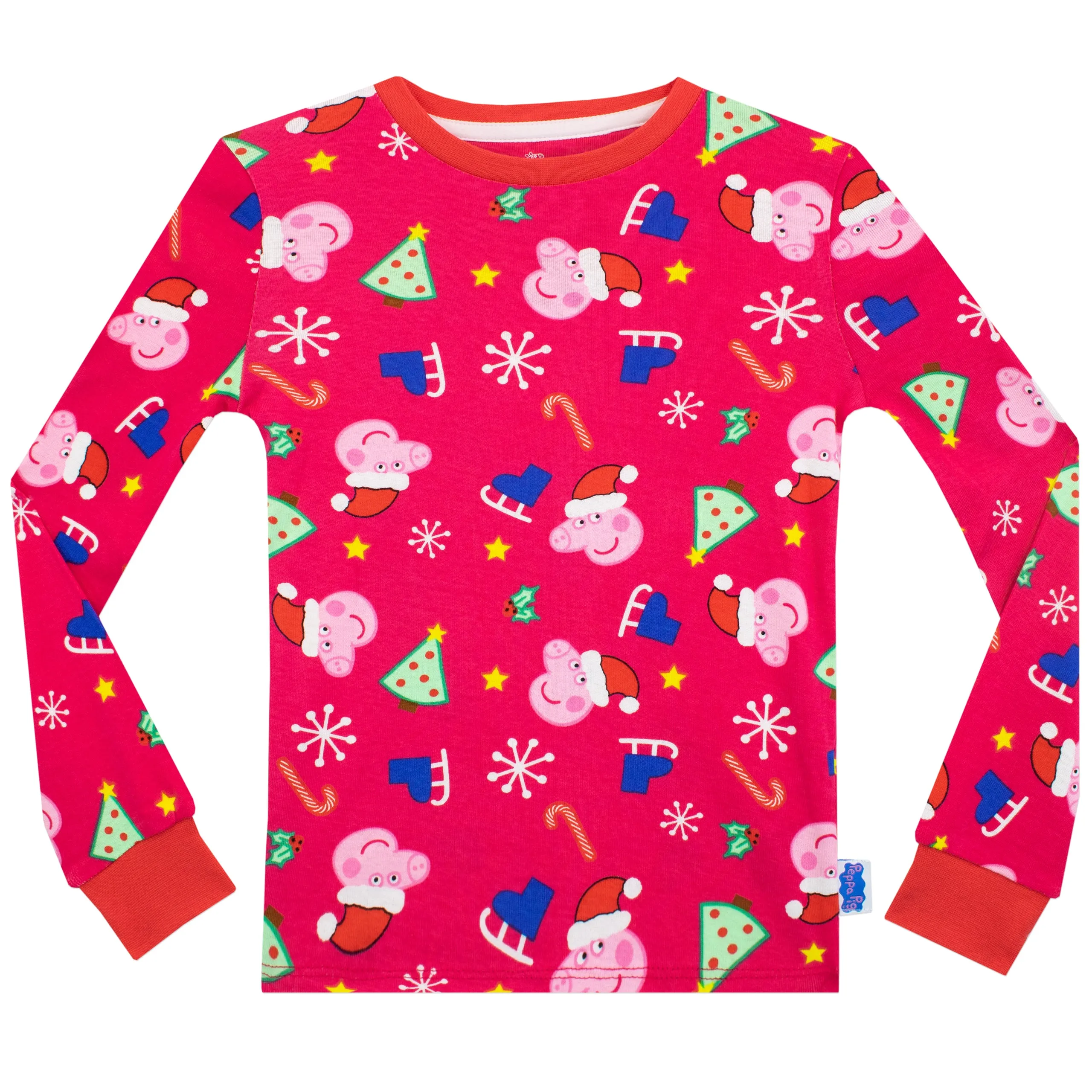 Peppa Pig Snuggle Fit Pyjamas - Christmas