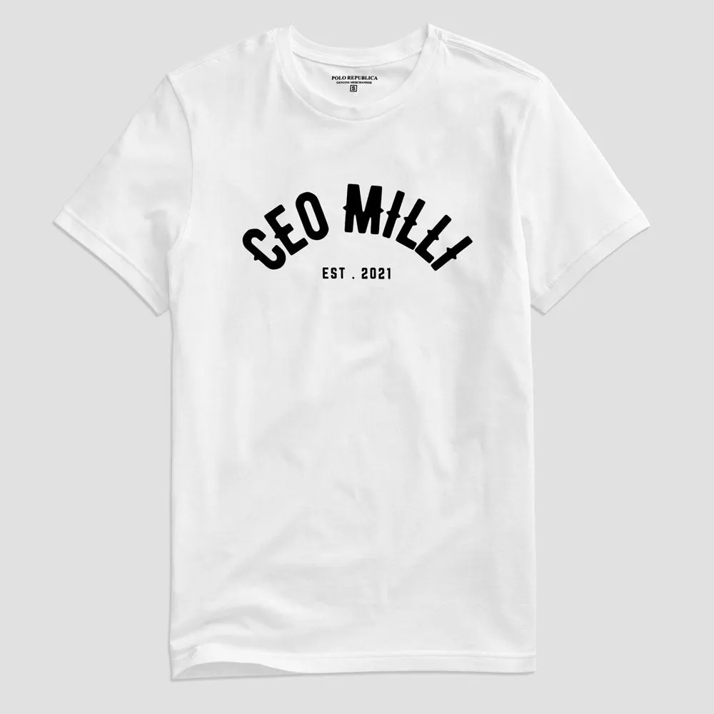 Polo Republica Men's CEO Milli Printed Short Sleeve Tee Shirt