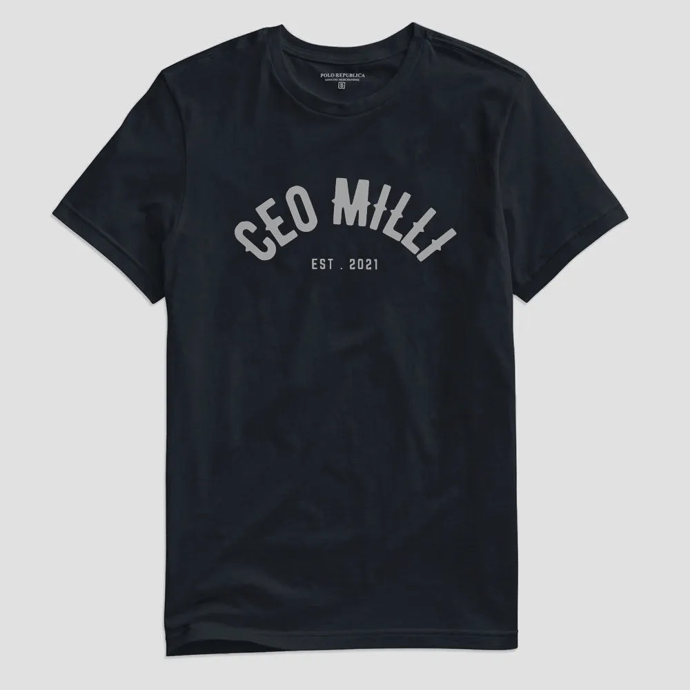 Polo Republica Men's CEO Milli Printed Short Sleeve Tee Shirt