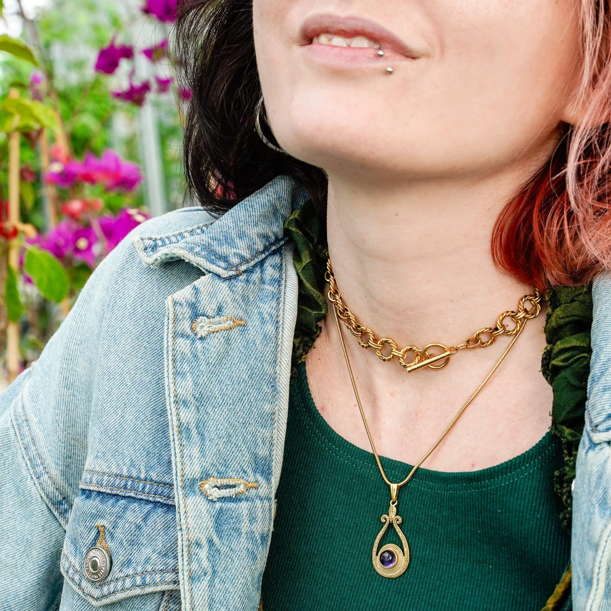Purple Sunset Necklace