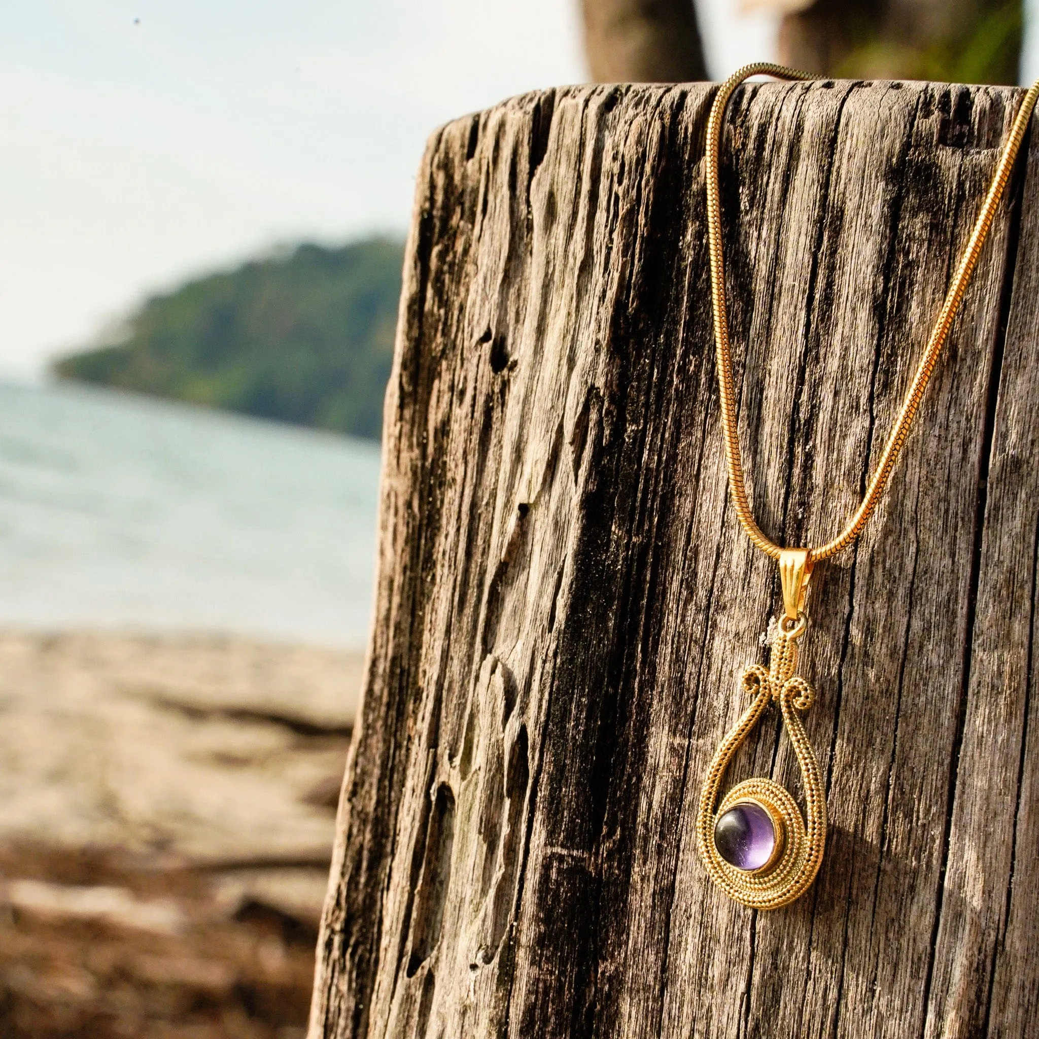 Purple Sunset Necklace