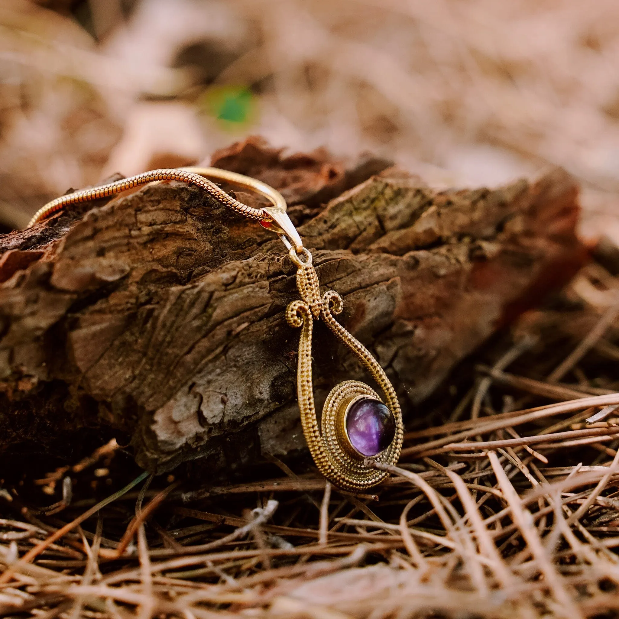Purple Sunset Necklace