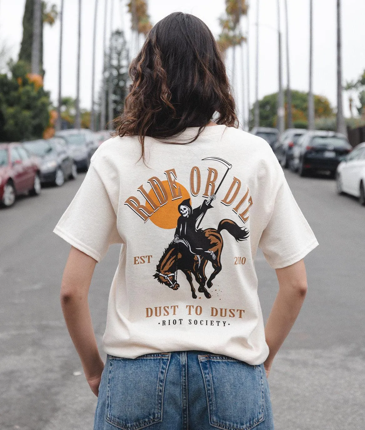 Ride or Die Reaper Womens Tee