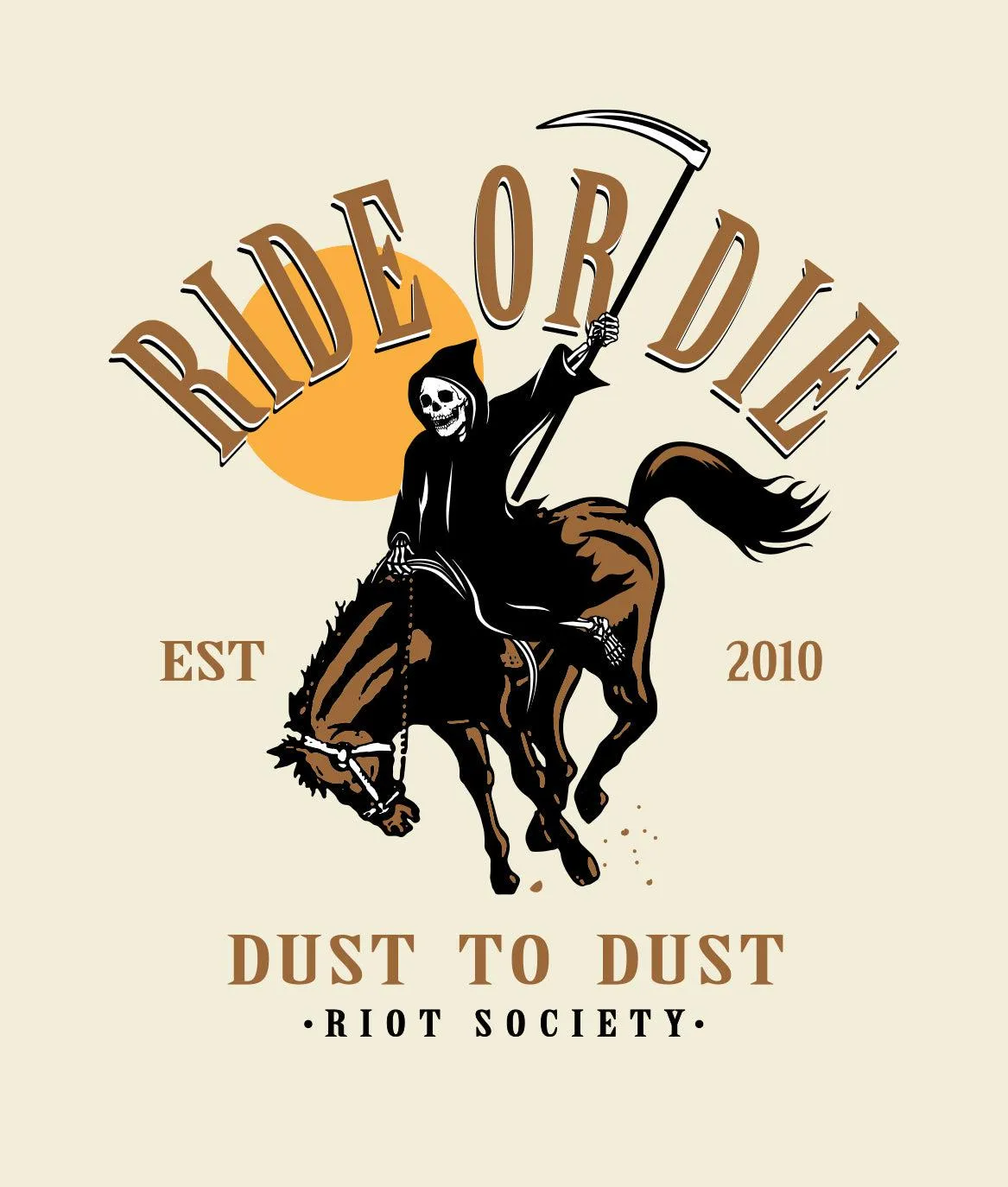 Ride or Die Reaper Womens Tee