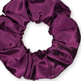 Scrunchies Premium Bridal Satin Available in 3 Sizes Made in the USA Plum