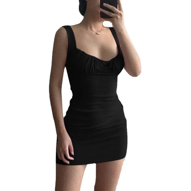 Slinky Bra Sized Ruched Bust Mini Dress