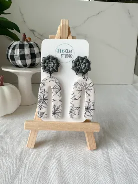 Spider Web Earrings (Two Styles)