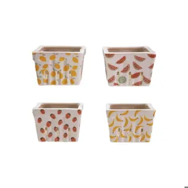 Stoneware Berry Basket - 4 Styles