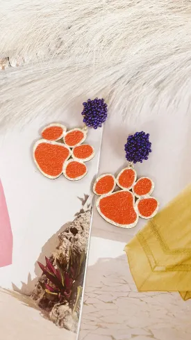 The Paw Pom Earrings
